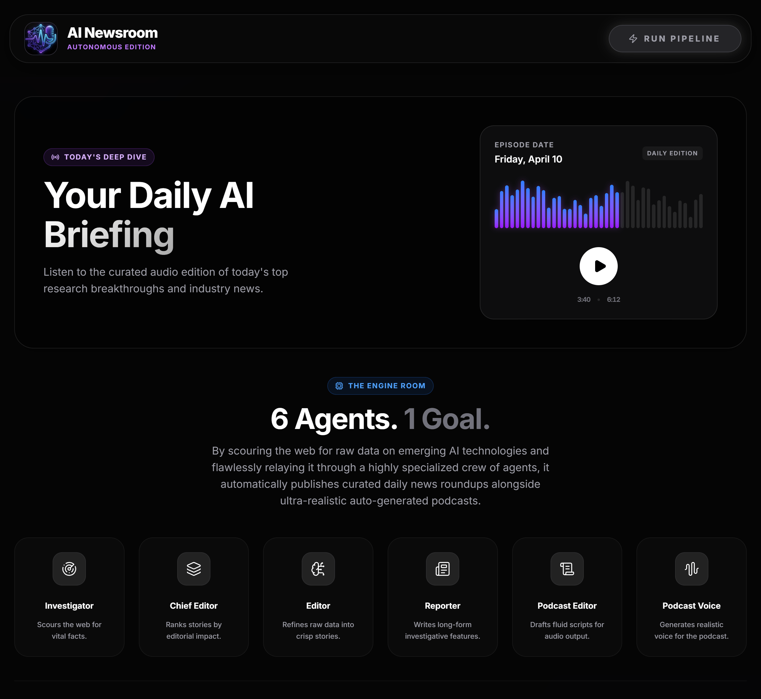 AI Newsroom Crew